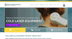 Desktop Screenshot of coldlaserworld.com